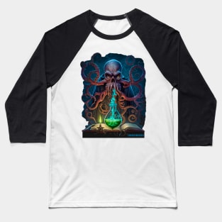 Sorcerer Octopus - Necro Merch Baseball T-Shirt